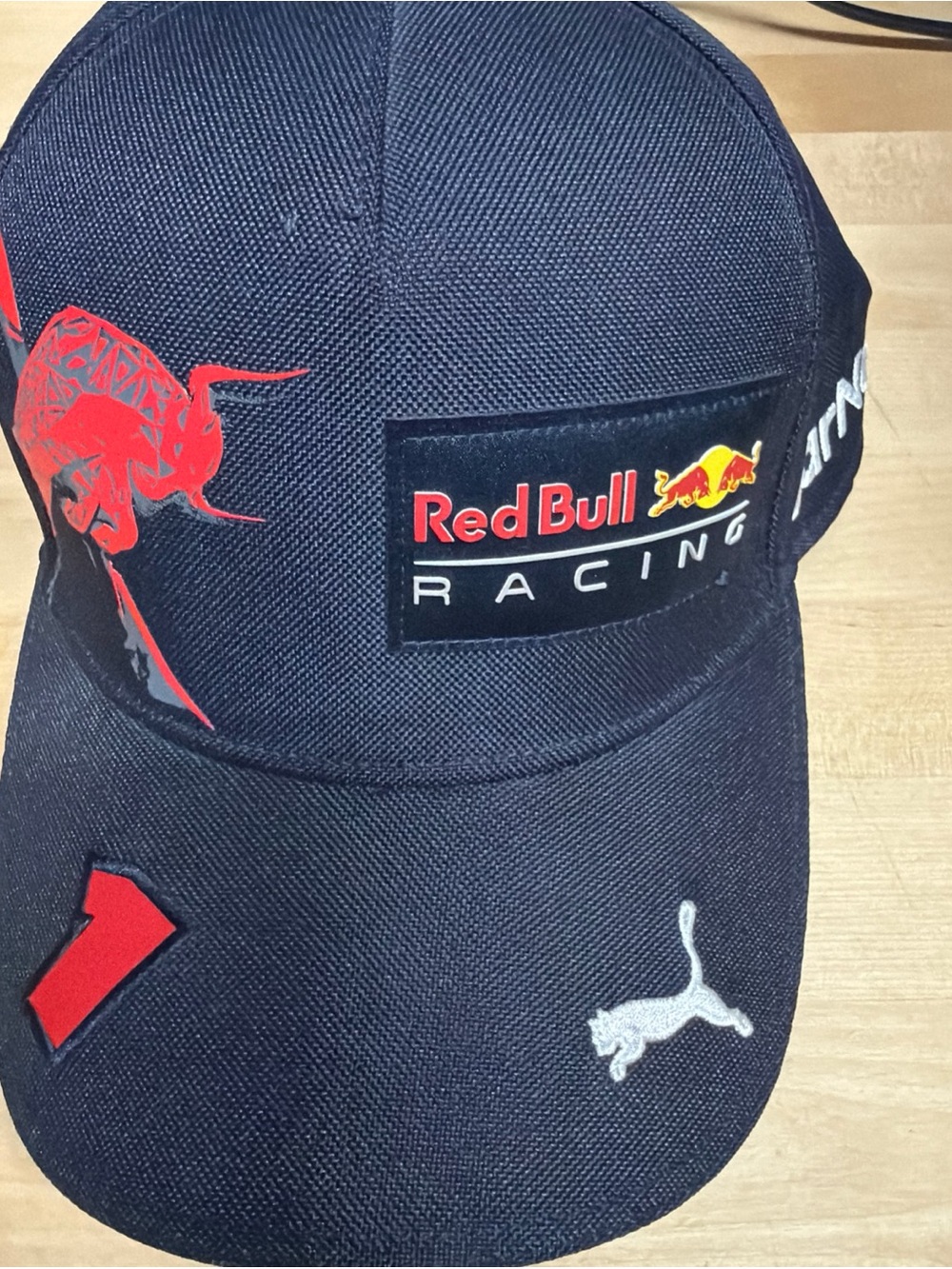 Red Bull Racing Max Verstappen Black and Red Cap 2021
